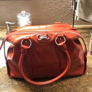 Michael Kors patent leather handbag